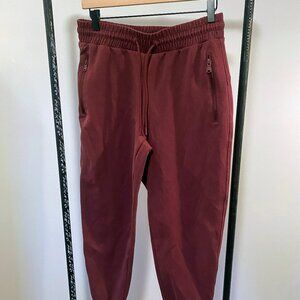 Old Navy High Rise Jogger, Burgandy, M